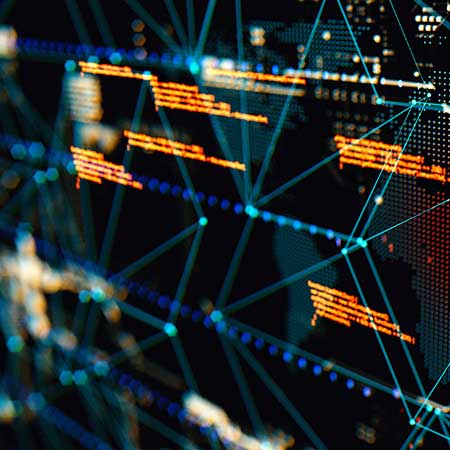 Darstellung einer IT-Vernetzung